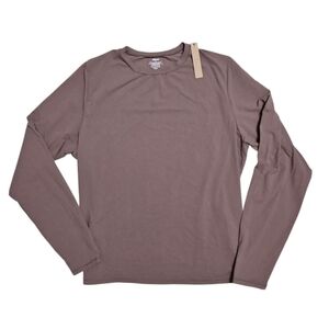 SKIMS Fits Everybody Long Sleeve T-Shirt Umber 3X